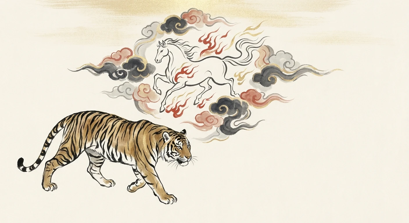 범띠 2026년 운세 총정리 — 인오술 삼합, 대길의 해