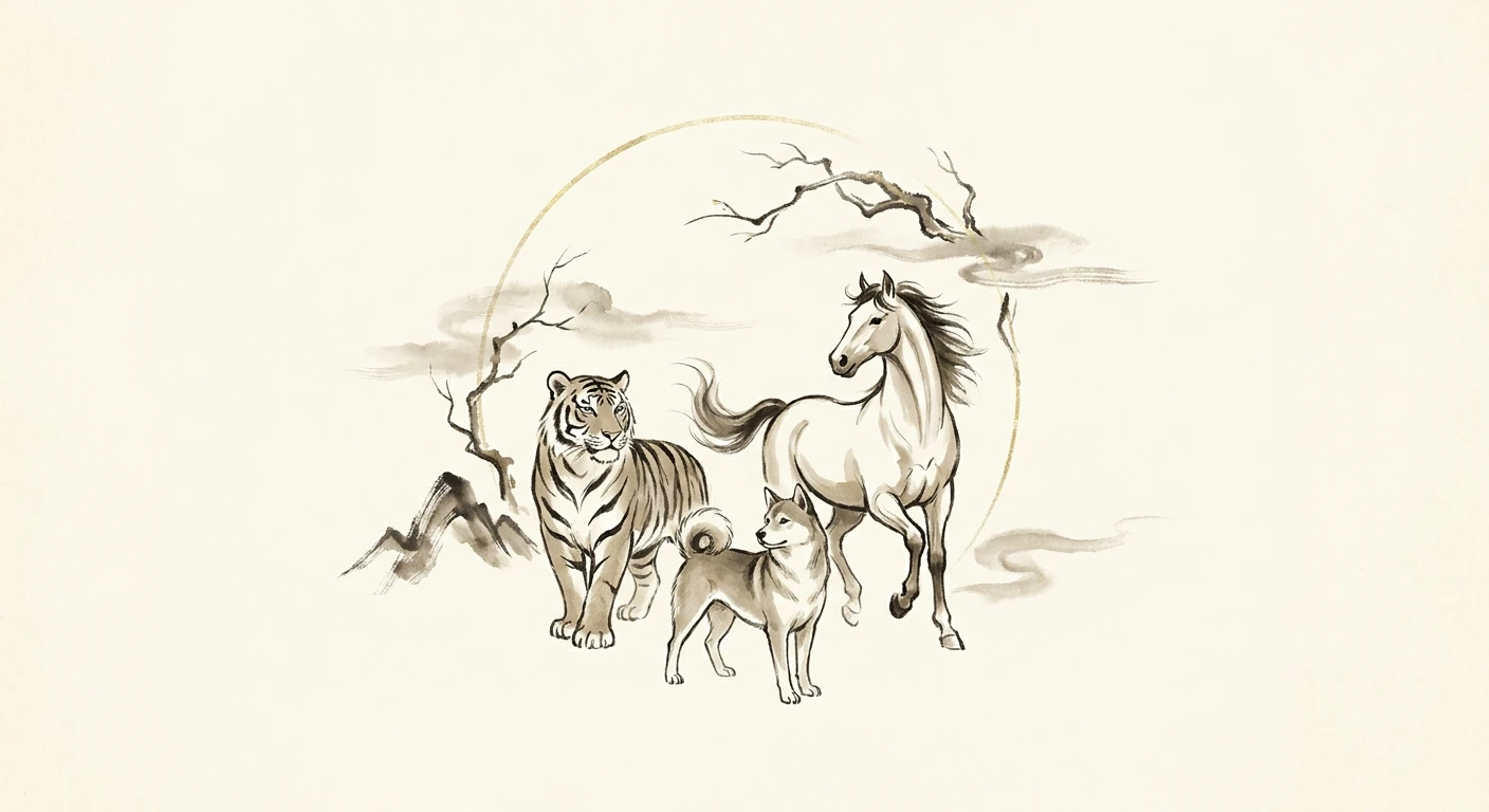 범띠 궁합 총정리 — 최고 궁합 vs 상극 띠, 호랑이띠 연애·결혼